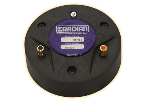 Radian 465PB - 8 ohm 1" 35W Pro Audio Compression Driver