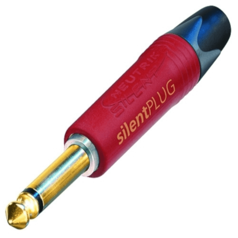 Neutrik NP2X-AU-SILENT - 1/4" 2 Pole Professional Plug