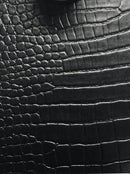Tolex Material - 83 - Black French Alligator