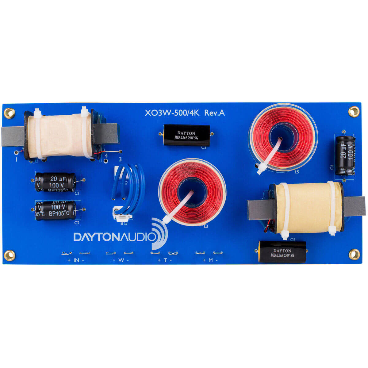 Dayton Audio XO3W-500/4K 3-Way Crossover 500/4,000Hz