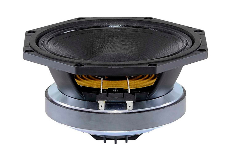 B&C 8FCX51 - 8 ohm 8" 50W/250W Pro Audio Coaxial Driver Side View