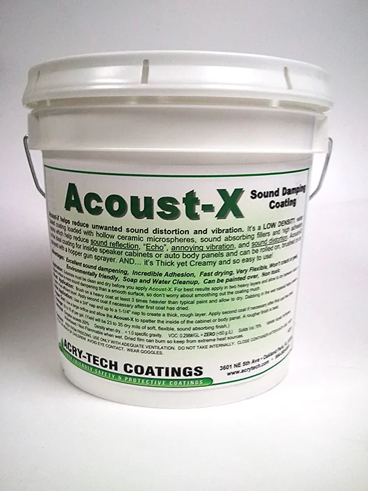 Acry-Tech ACOUST-X 1 US Gallon Sound Absorbing Coating