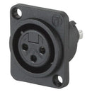 Neutrik NC3FPP - 3 Pole XLR Female Receptacle