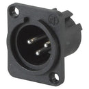 Neutrik NC3MPP - 3 Pole XLR Male Receptacle