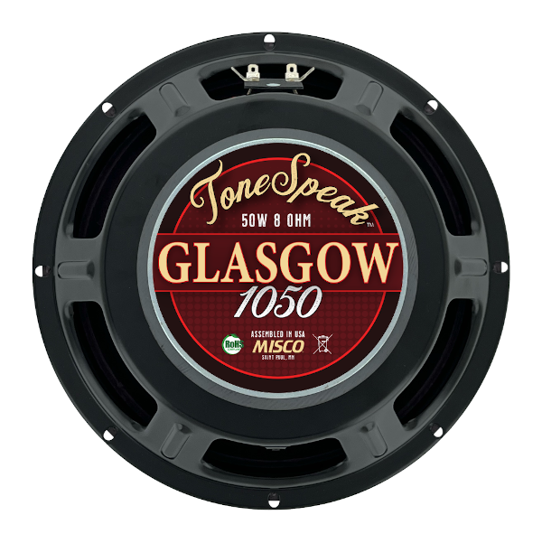 ToneSpeak Glasgow 1050 - 8 Ohm 10" Guitar Speaker 50 Watt