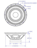 ToneSpeak New Orleans 1250 - 16 Ohm 12" Guitar Speaker 50 Watt