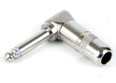 Switchcraft SW226 - 1/4" 2 Pole Right Angle Mono Plug