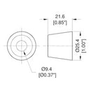 McBride RF-875 Speaker Cab Feet Dimensions