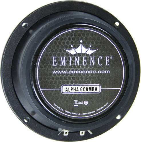 Eminence Alpha-6CBMRA - 8 ohm 6" 100W Sealed Basket Pro Audio Midrange