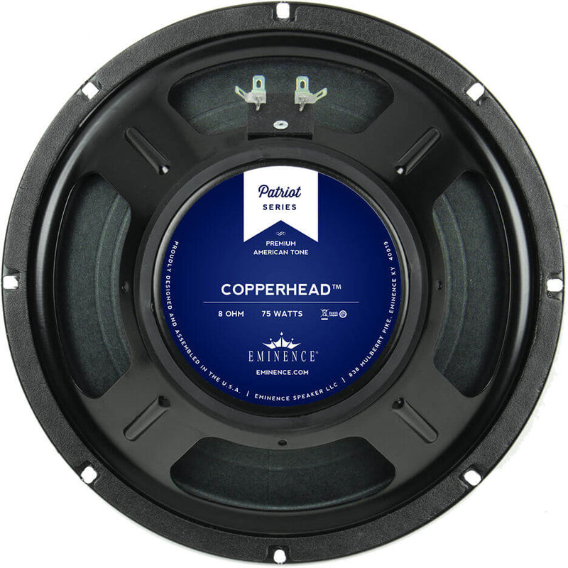Eminence The Copperhead - 8 ohm 10" 75W Country/Blues Tone Guitar Speaker