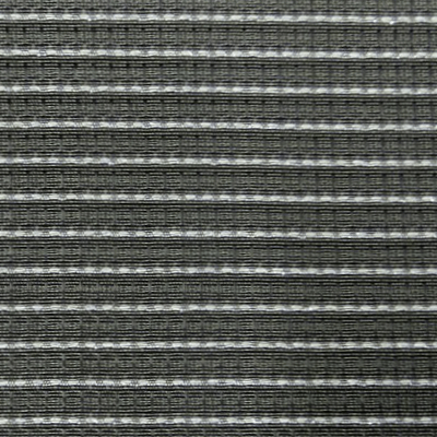 Mellotone DF7014-36 - Dark Grey with Silver Stripe Grill Cloth