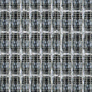 Mellotone DF8024-36 - Black with Silver and Grey Stripes Grill Cloth