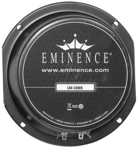 Eminence LA6-CBMR - 8 ohm 6" 150W Closed Basket Pro Audio Midrange