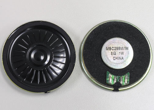 McBride MSC298M - 8 ohm 1.5" Round Low Profile Replacement Speaker