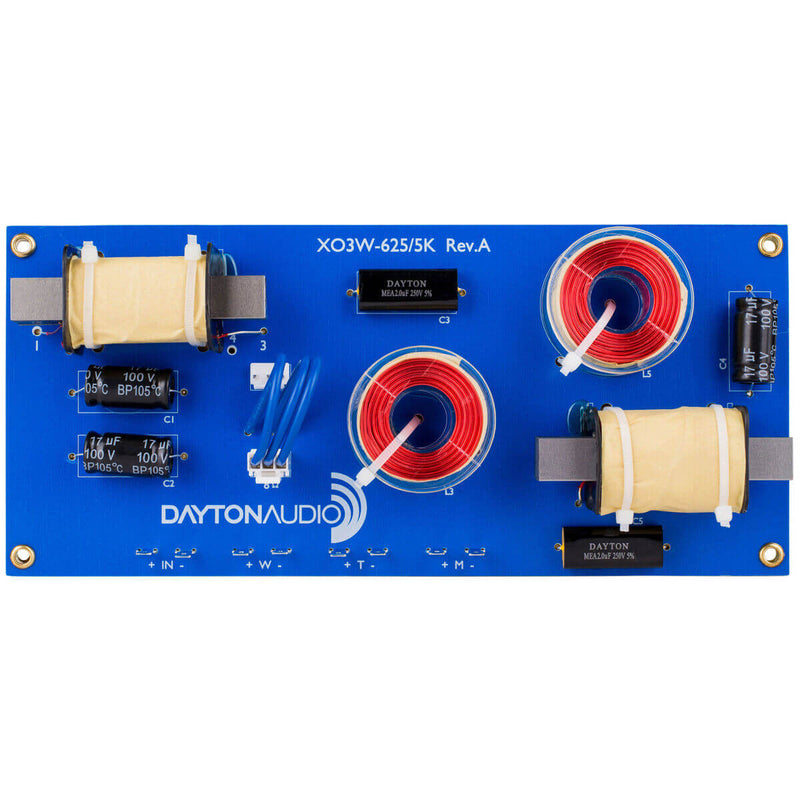 Dayton Audio XO3W-625/5K 3-Way Crossover 625/5,000Hz