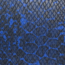 Tolex Material - 15 - Electric Blue Python Imitation Snakeskin