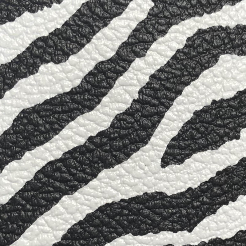 Tolex Material - 73 - Black/White Zebra Bronco