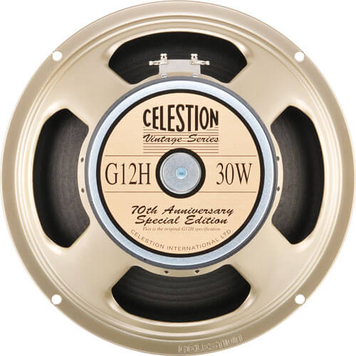 Celestion G12H 70th Anniversary (G12H-30) 16 ohm 12" 30W Tone Guitar Speaker T4534
