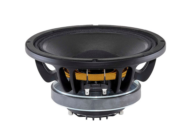 B&C 10FCX64 - 8 ohm 10" 80/250W Pro Audio Coaxial Driver Side View