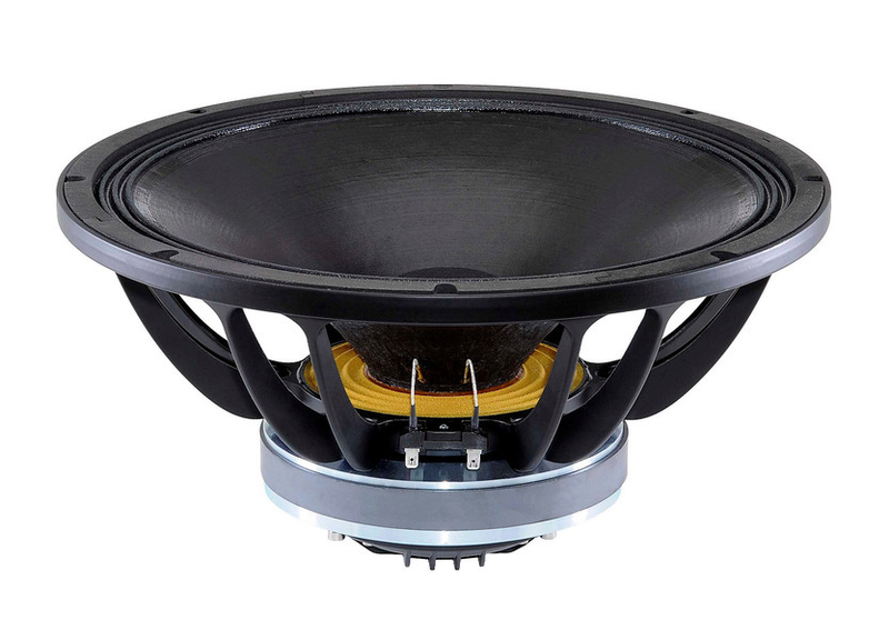 B&C 15FCX76 - 8 ohm 15" 80/400W Pro Audio Coaxial Driver Side View