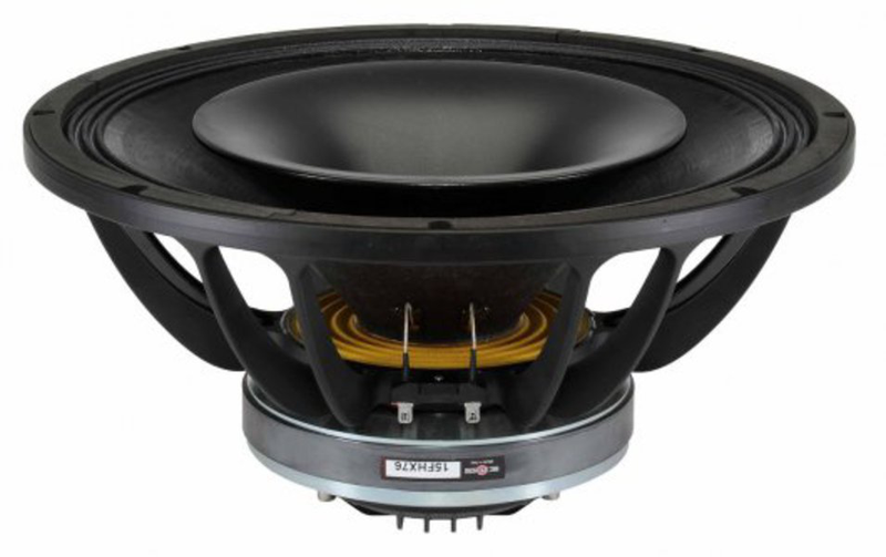B&C 15FHX76 - 8 ohm 15" 80/400W Pro Audio Coaxial Driver Side View