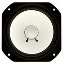 Bold North Audio MS10-W 7" - 8 Ohm Square Replacement Woofer for Yamaha NS-10™ Studio Monitor Top View