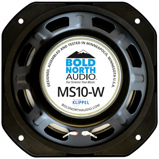 Bold North Audio MS10-W 7" - 8 Ohm Square Replacement Woofer for Yamaha NS-10™ Studio Monitor Bottom View