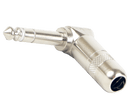 Switchcraft SW236 - 1/4" 3 Pole Right Angle Stereo Plug